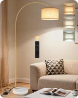 Wohnzimmer 158-188 höhenverstellbare Bogenlampe Dimmbare