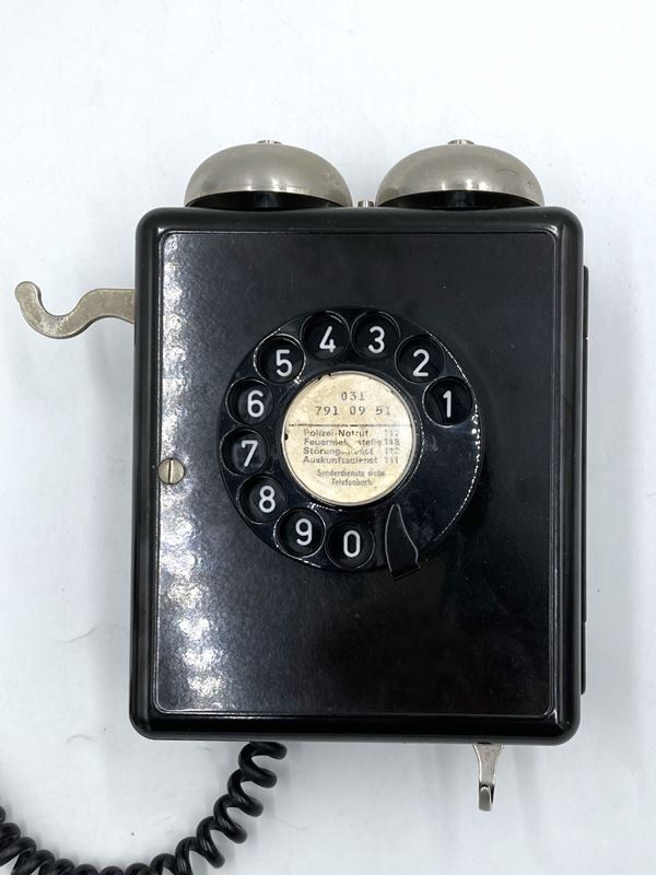 Telefone: WEIDMANN | Wand-Telefon | schwarz – Gebraucht aus Wittenbach von Restwert_St-Gallen 2