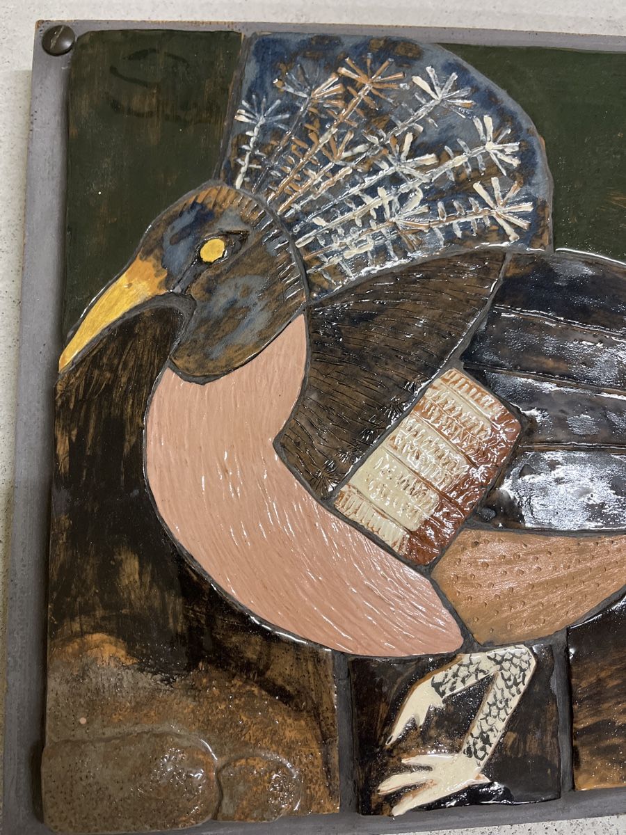 Foto & Immagini: Vogelbild, ton massiv, gebrannt Einzelstück – Usato da Aesch BL venduto da shuja01 2