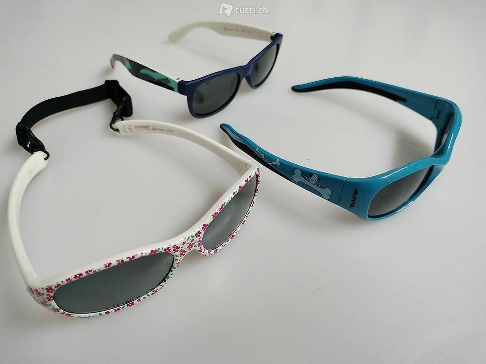 YEAMLTE 3er Set Kindersonnenbrillen - UV400 Schutz Mit Blumen Design Für Mädchen