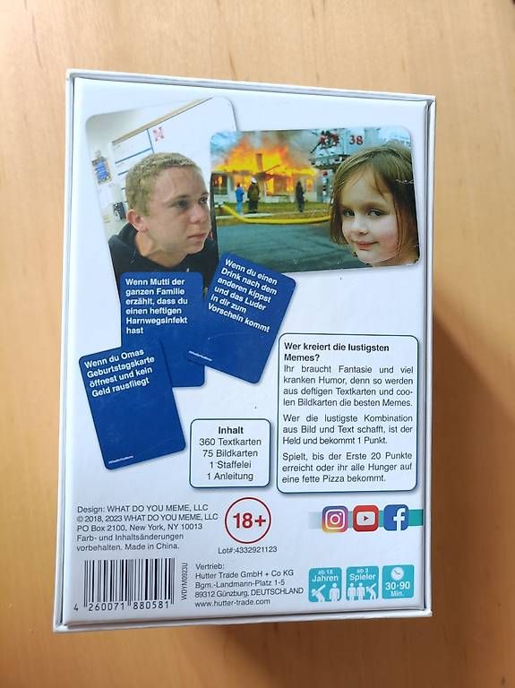 Spiele: WHAT DO YOU MEME? Deutsche Ausgabe – Neu und originalverpackt aus Sissach von jgt_6k76 2