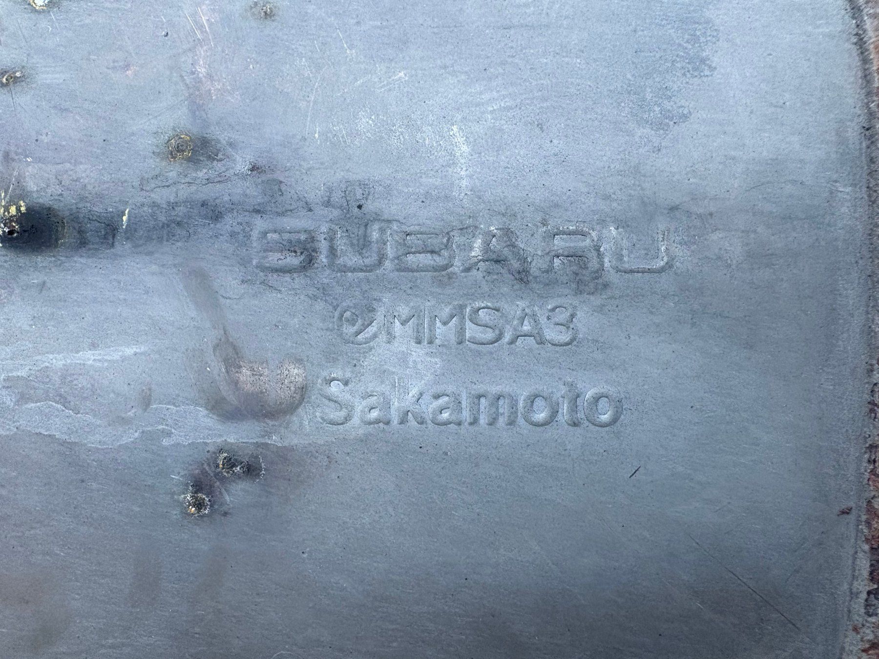 Subaru Sistemi di scarico: Subaru Endschalldämpfer MMSA3 Sakamoto – Usato da Ebnat-Kappel venduto da frx555 3