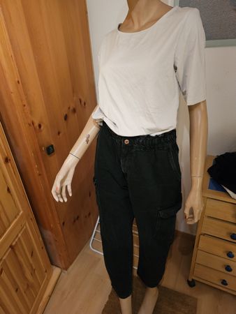 Schwarze coole Jeans mit Shirt gr.L