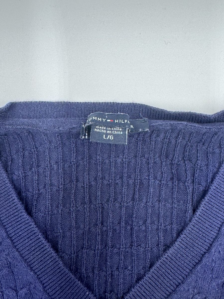 Tommy Hilfiger Maglioni & Felpe: Tommy Hilfiger Strickpullover Grösse L Dunkelblau – Usato da Arnegg venduto da PascalHelfenberger 3