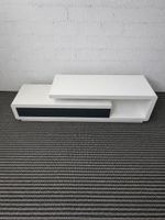 Modernes TV-Lowboard / TV-Möbel in Weiss-Schwarz