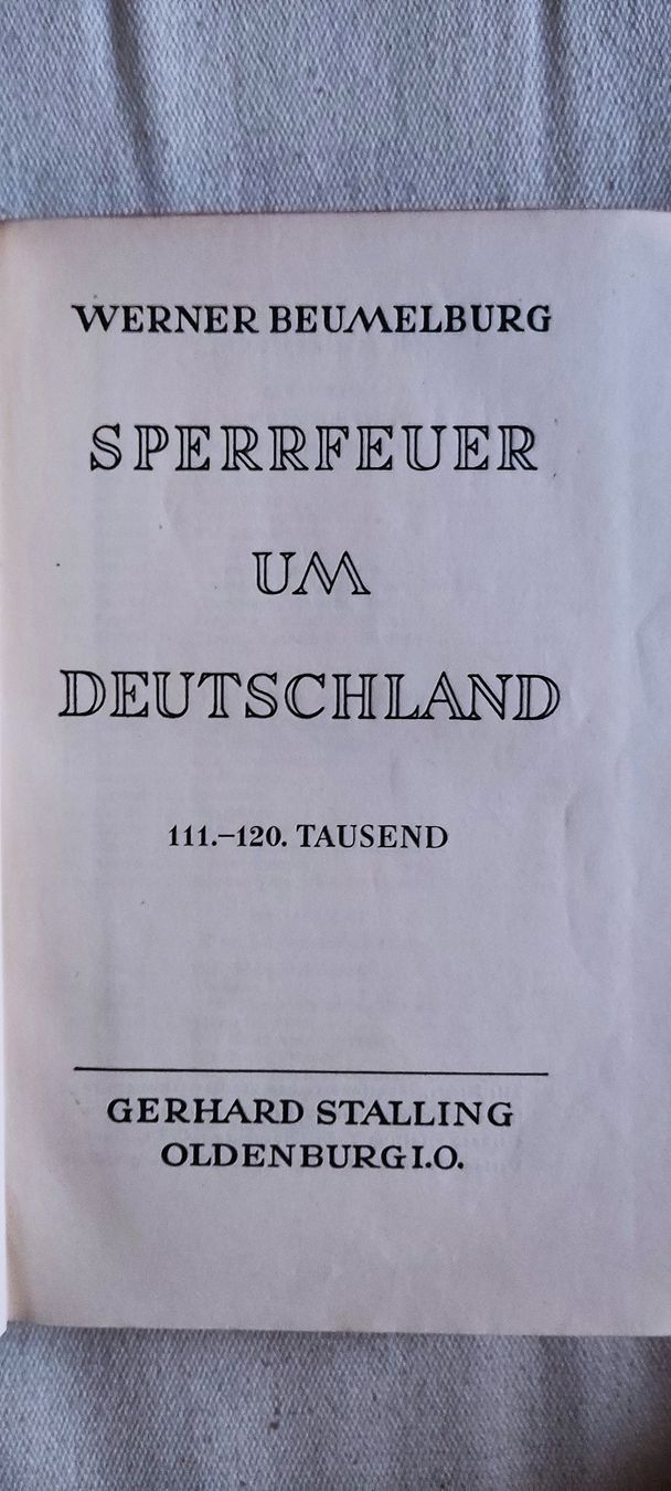 Libri: 7 Bücher von Werner Beumelburg – Usato da Zürich venduto da imago6912 5