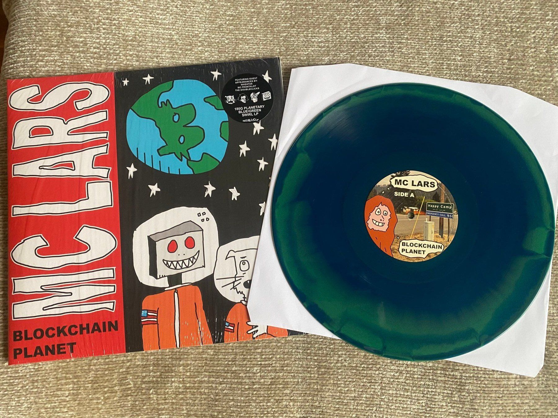Dischi in vinile: MC Lars – Blockchain Planet / LP Swirl – Nuovo (secondo la descrizione) da Basel venduto da Dinosauce