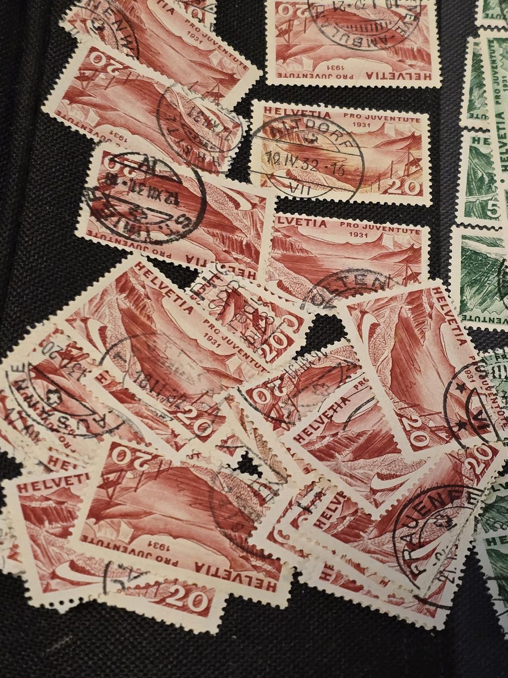 Tutti i francobolli: 1931 Pro Juventute Briefmarken Sammlung – Usato da Baden venduto da swiss-alps 6