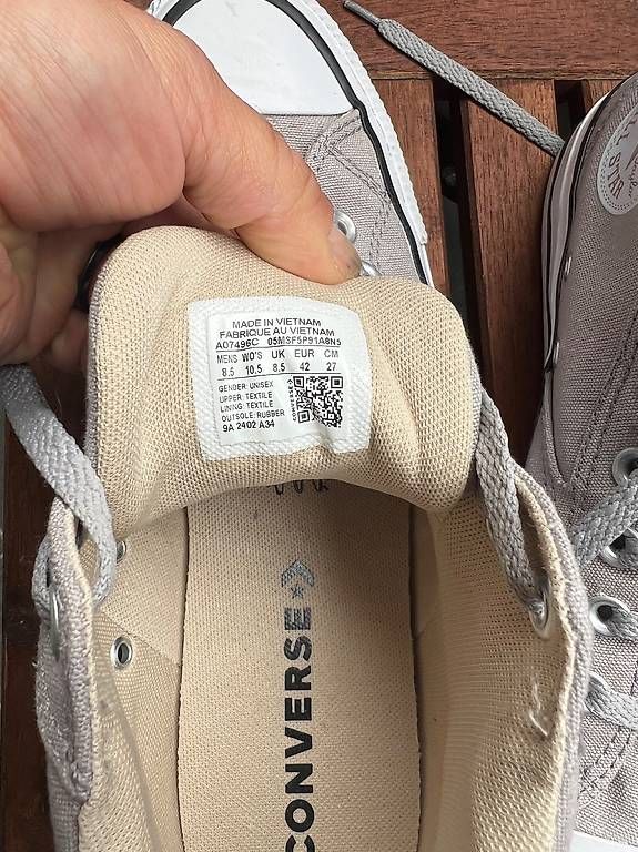 Scarpe da uomo: Converse Schuhe Gr. 42 grau – Usato da Bern venduto da FeSe 1