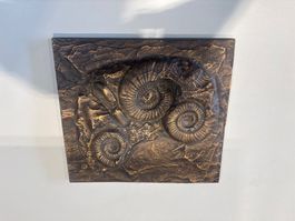 Relief Wandaufhänger Bronceguss 6221 Rickenbach