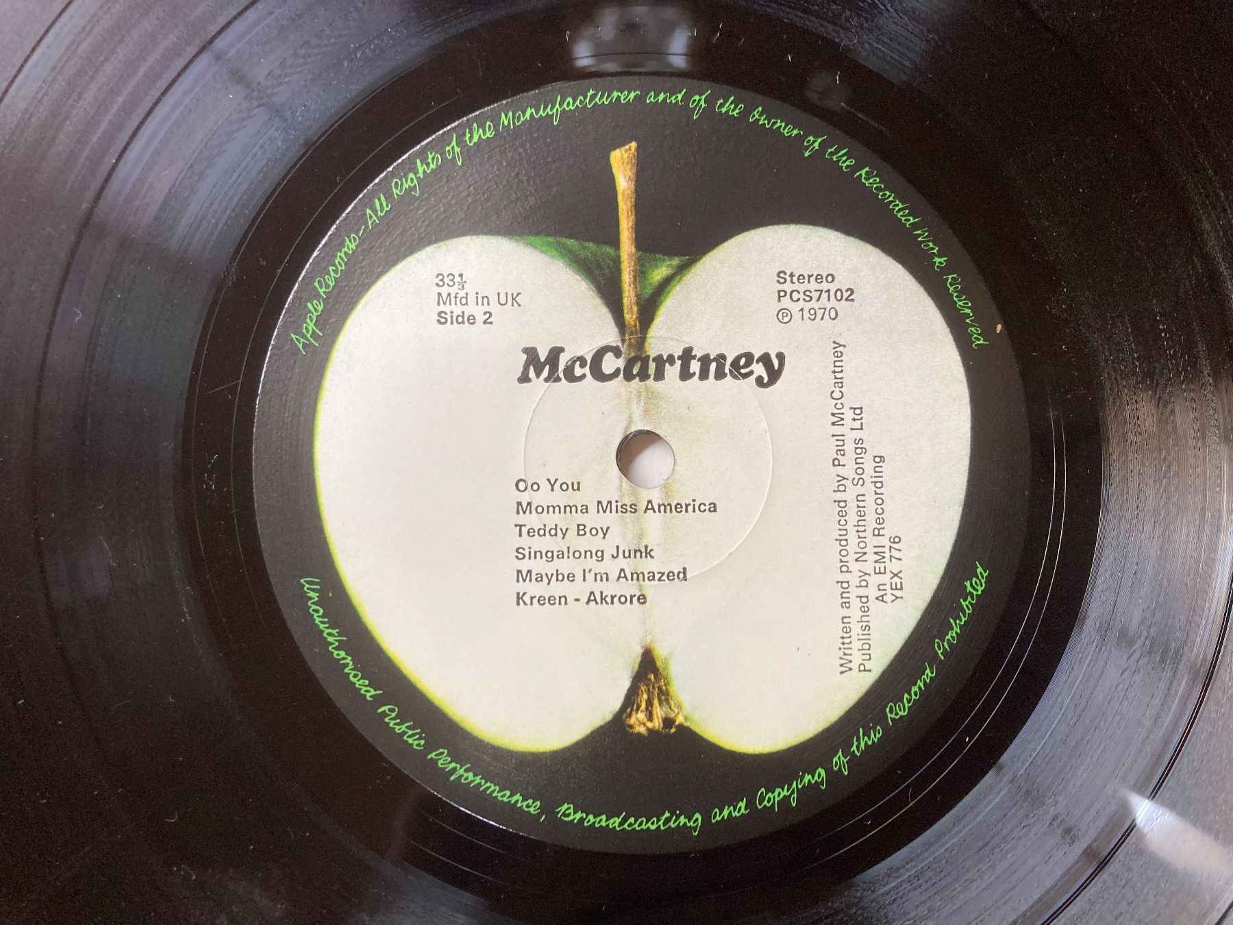 Vinyles: Beatles - Paul McCartney - 1970 – D'occasion à zürich par papalapa 4