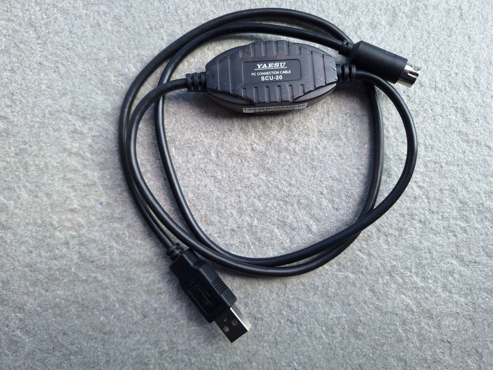 Cavo dati Yaesu SCU-20 Cavo PC USB (Neu (gemäss Beschreibung)) in