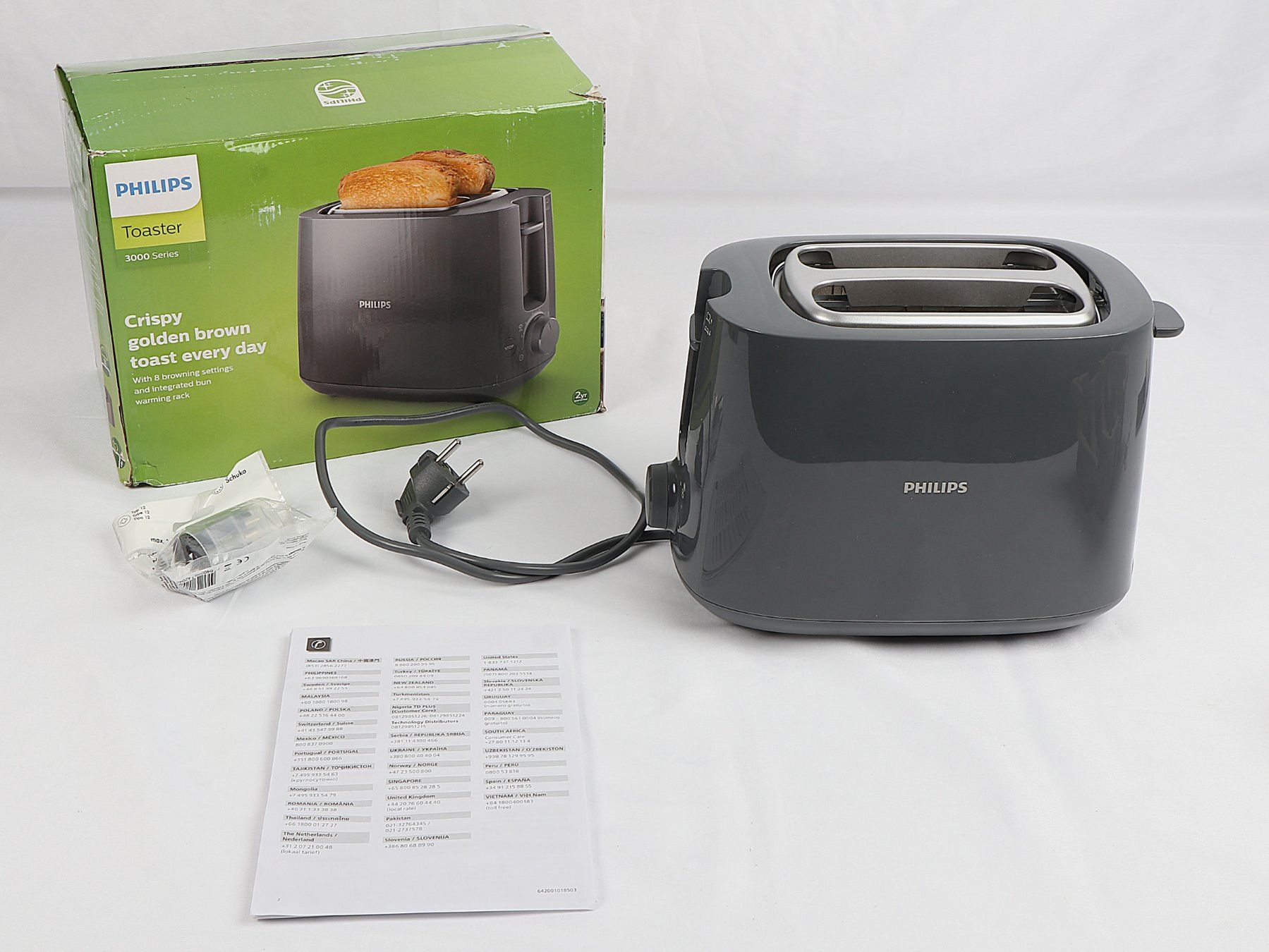 Philips Elettrodomestici da cucina: PHILIPS Toaster 3000 series – Nuovo (secondo la descrizione) da Steinen venduto da Restwert_Steinen