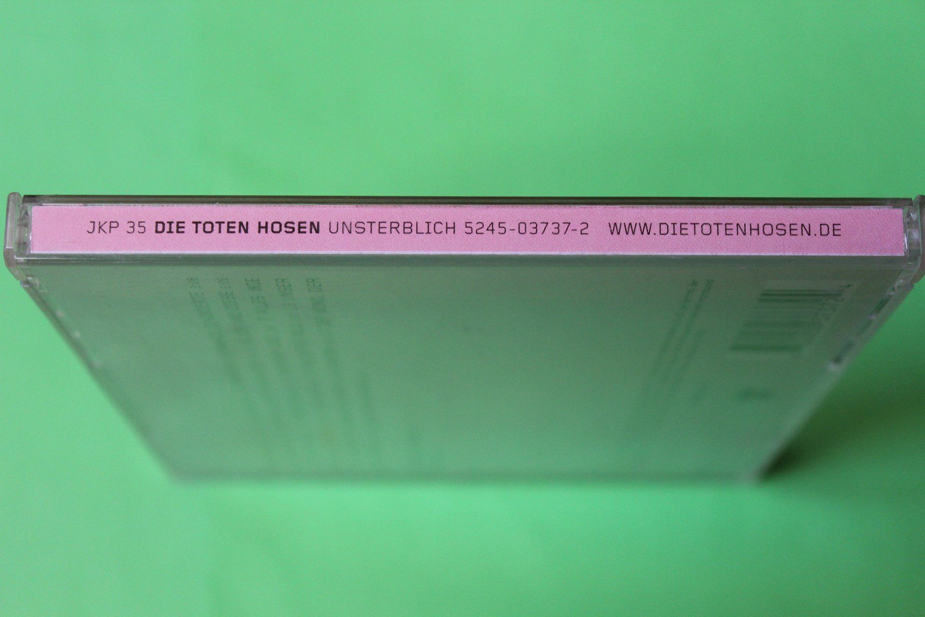 CDs: DIE TOTEN HOSEN - UNSTERBLICH CD 1999 – Gebraucht aus Tübach von JamesStone 5