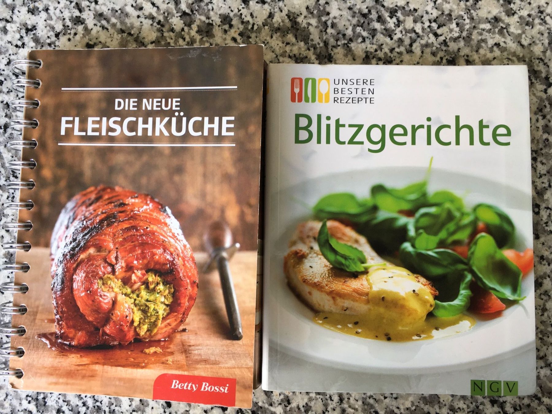 Libri: Kochbücher: "Blitzgerichte" NGV und " neue Fleischküche" BB – Usato da Freienwil venduto da Hubi030