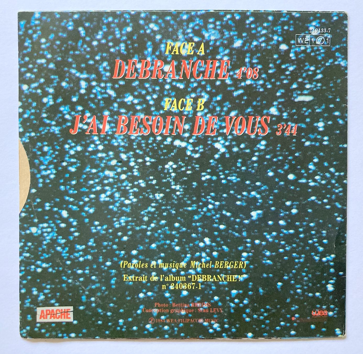 Vinyles: FRANCE GALL - DEBRANCHE – D'occasion à Bottens par hotter-than-hell 1