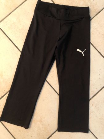 Schwarze Puma 7/8 Sport Leggins Gr.176
