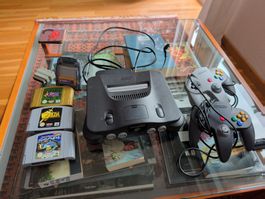N64 Konsole inkl. 3 Spiele (2× Zelda!)
