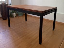 Willy Guhl Ausziehtisch Wohnhilfe Zürich Nussbaum Vintage