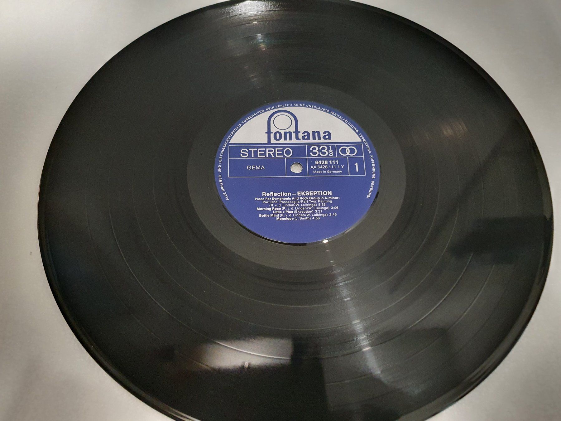 Dischi in vinile: Ekseption ‎– Reflection – Usato da Uster venduto da Vinyl-Leidenschaft 2