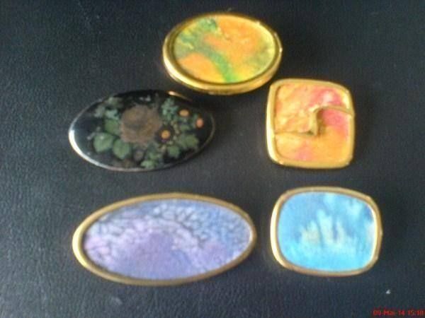 Broschen & Nadeln: 5 spezielle hand made Broschen – Neu (gemäss Beschreibung) aus Oftringen von andrax 2