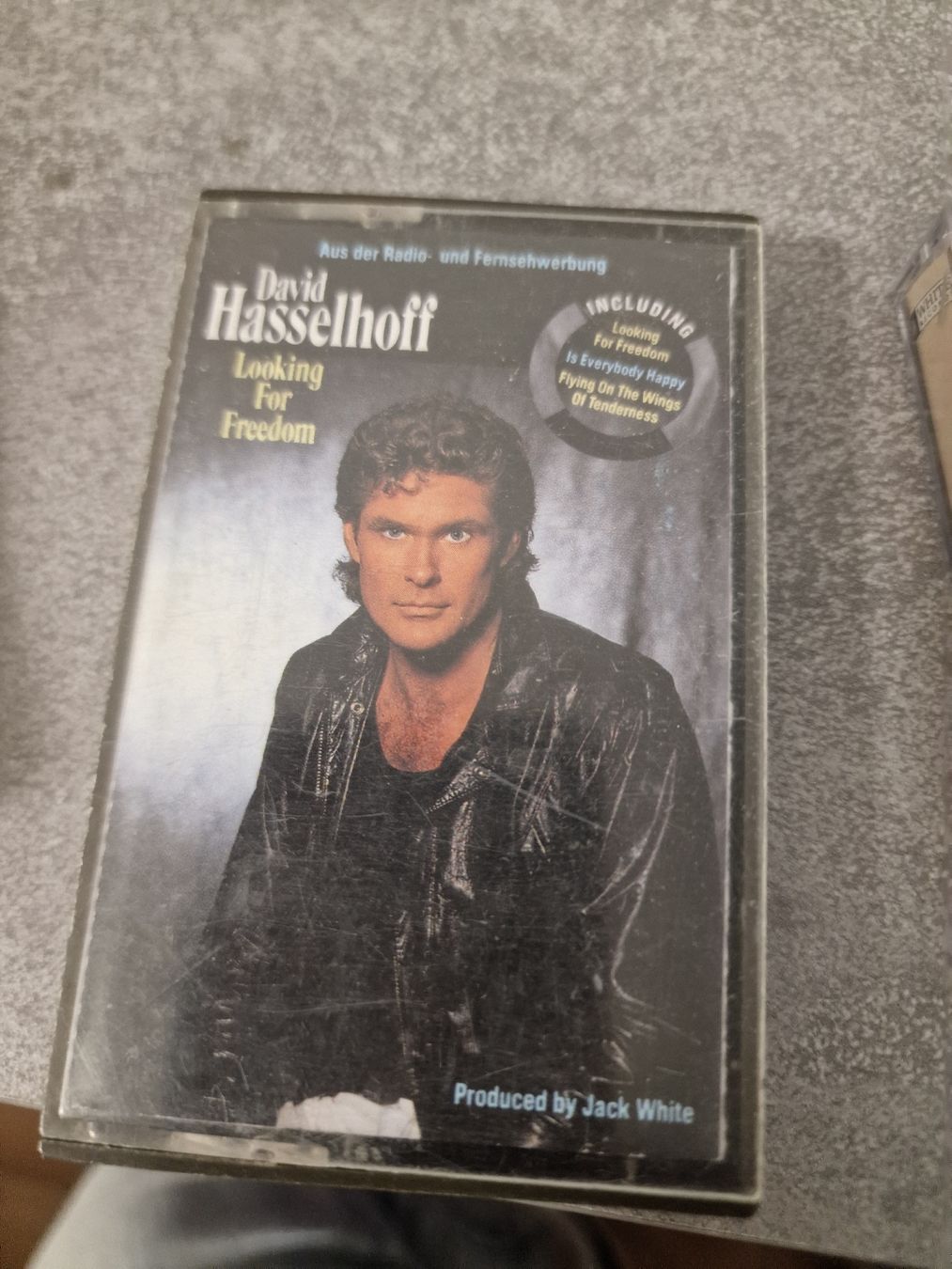 Musicassette: Cassette David Hasselhoff - Looking for Freedom. Rare 1989  – Usato da La Chaux-de-Fonds venduto da Ric_m628