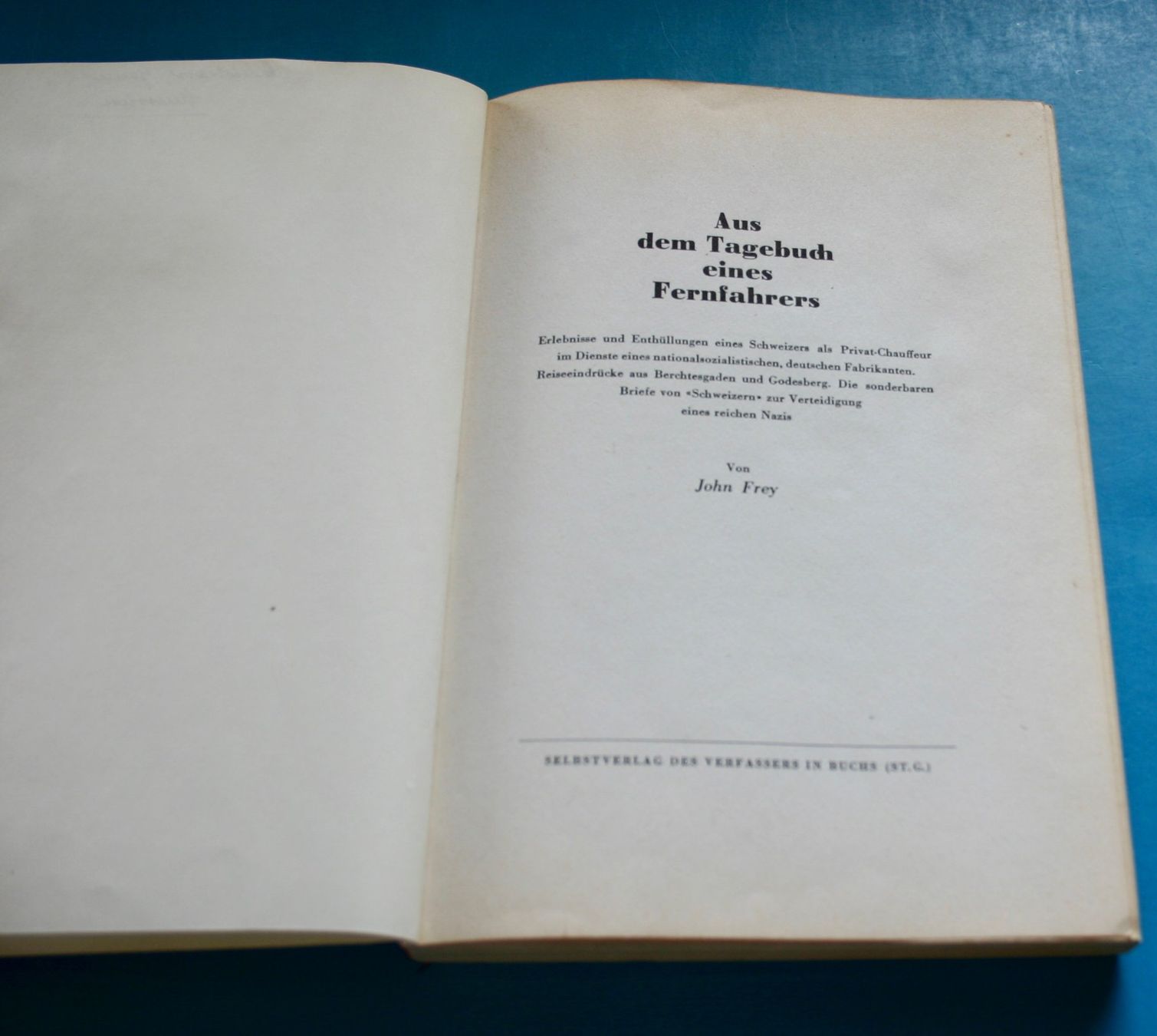 Bücher: Aus dem Tagebuch eines Fernfahrers.  John Frey – Gebraucht aus Winkel von franzxaver60 1