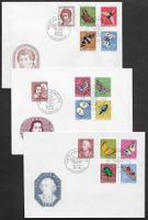 1955/56/57 drei FDC illust. BERN AUSGABETAG selten ab 1.-