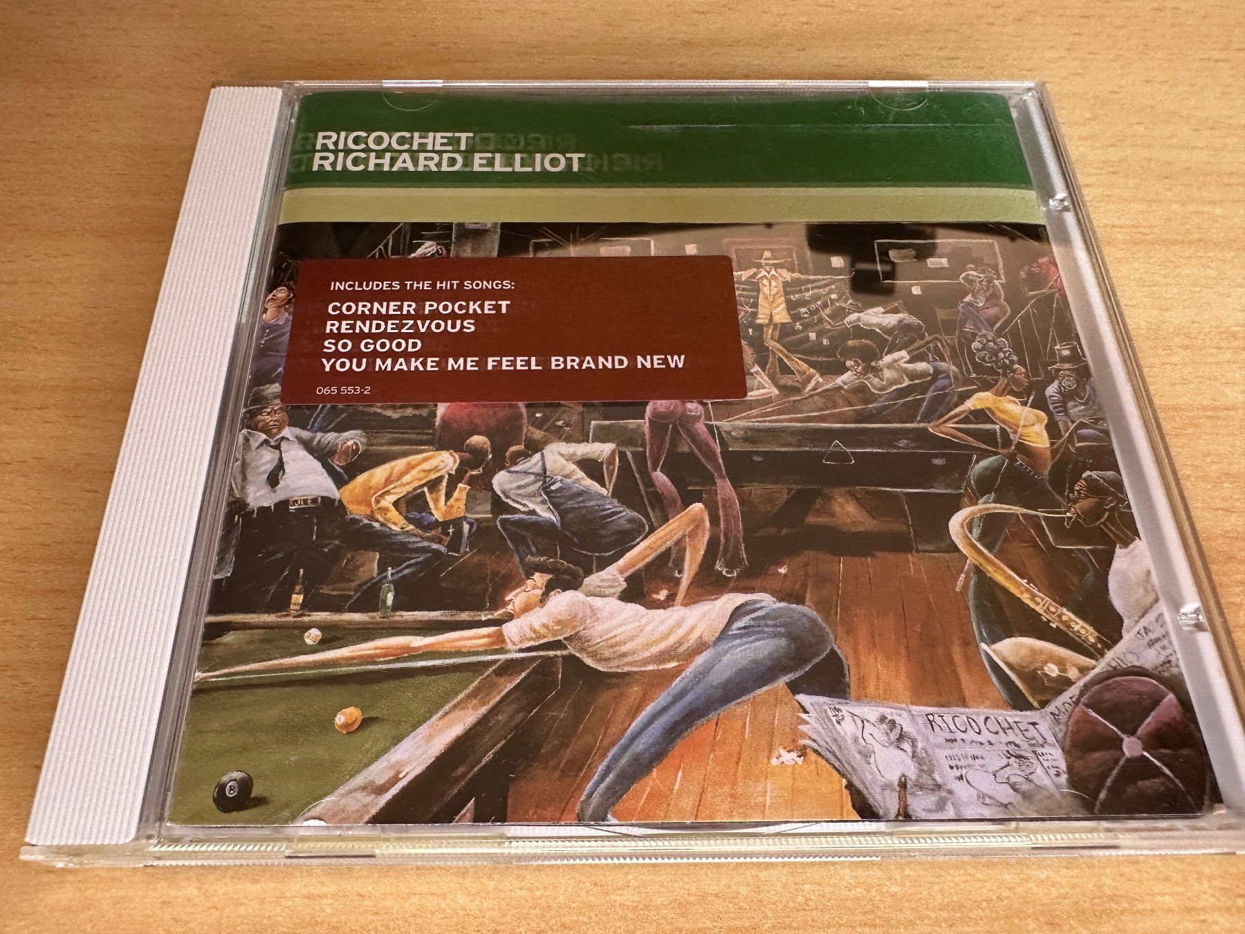 CD: Richard Elliot – Ricochet – Usato da Rikon im Tösstal venduto da Alpenmutz