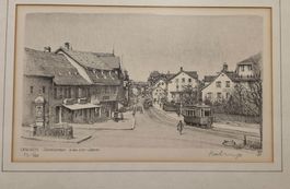 Zeichnung OERLIKON Zürcherstrasse 20er Jahre 13/160 
55