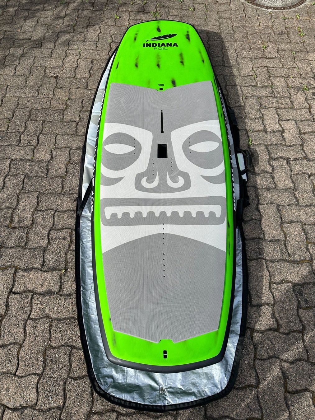 Indiana Surfboards & Schwimmbrette: Wingfoil Board INDIANA 135 Liter – Gebraucht aus Jona von seebueb70