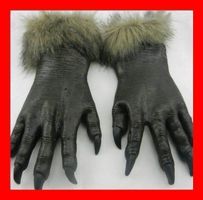 1 Paar Werwolfhandschuhe Fasnacht Zombie Halloween Zombie