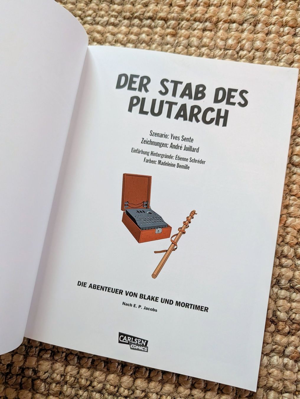 Fumetti: Comic Blake und Mortimer Der Stab des Plutarch Carlsen – Usato da Nänikon venduto da Haexli_70 1