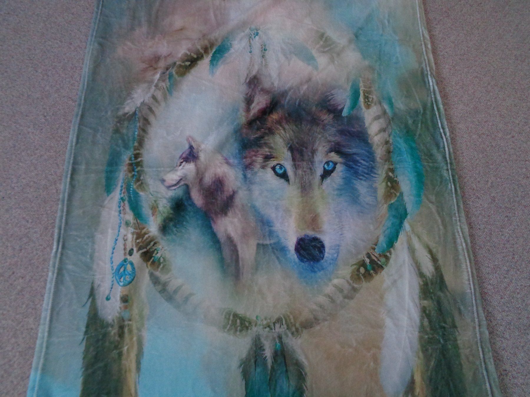 Coperte: Wolf Fleecedecke (100x145cm) – Nuovo e nell'imballaggio originale da Langenbruck venduto da Gumsi 1