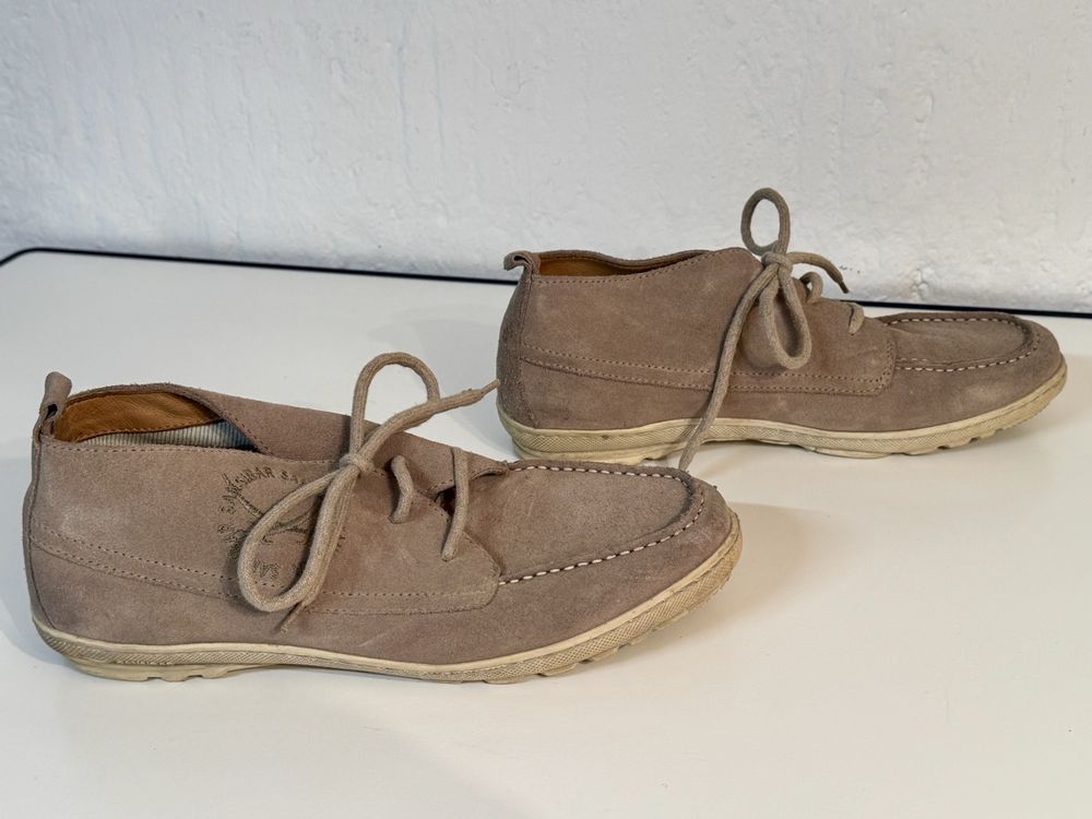 SANSIBAR Wildlederschuhe Grösse 43 beige (Gebraucht) in Zürich für
