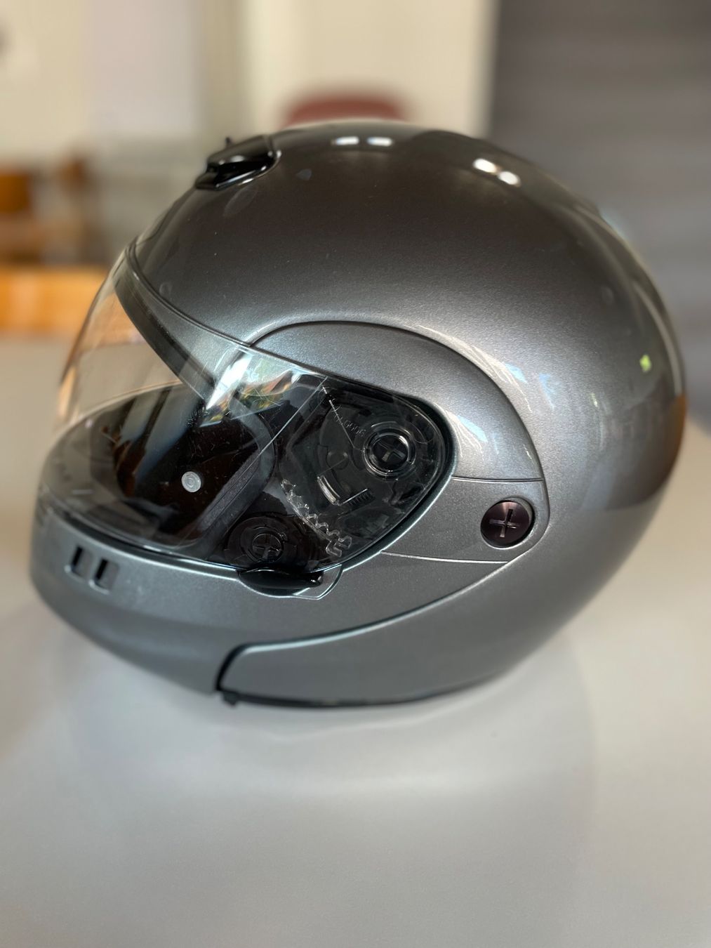 Caschi & visiere: Motorrad Klapphelm Shoei – Usato da Bülach venduto da allafaccia