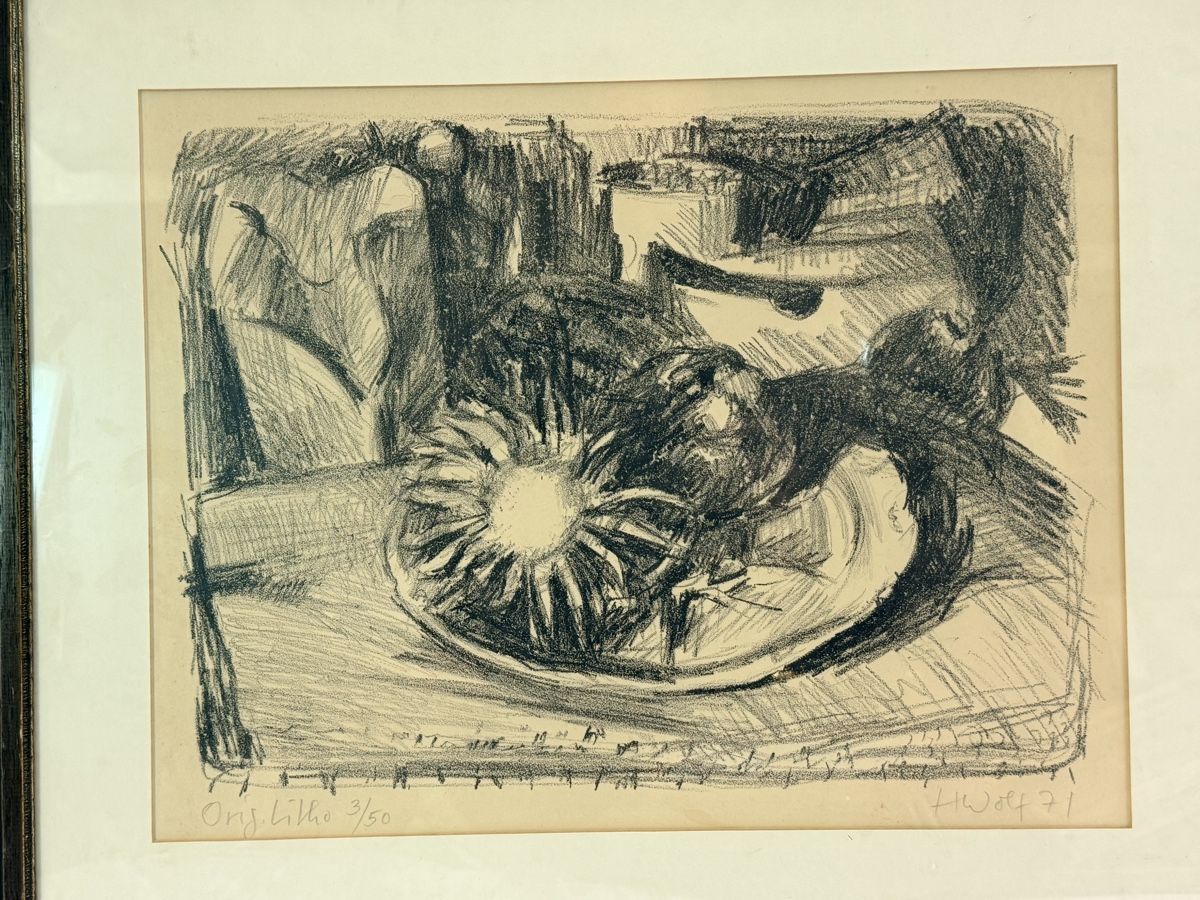 Grafica & Litografie: Hans Wolf - Orig. Lithographie – Usato da Solothurn venduto da NUVICO 4