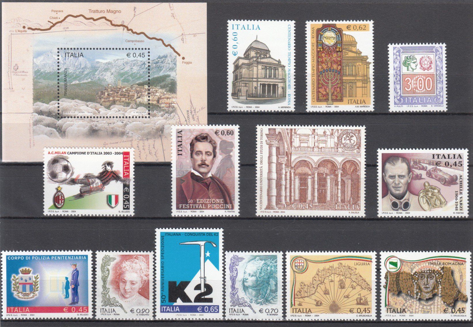 Tutti i francobolli: Italien 2004 postfrisch – Usato da Bürglen TG venduto da StampGraf 4