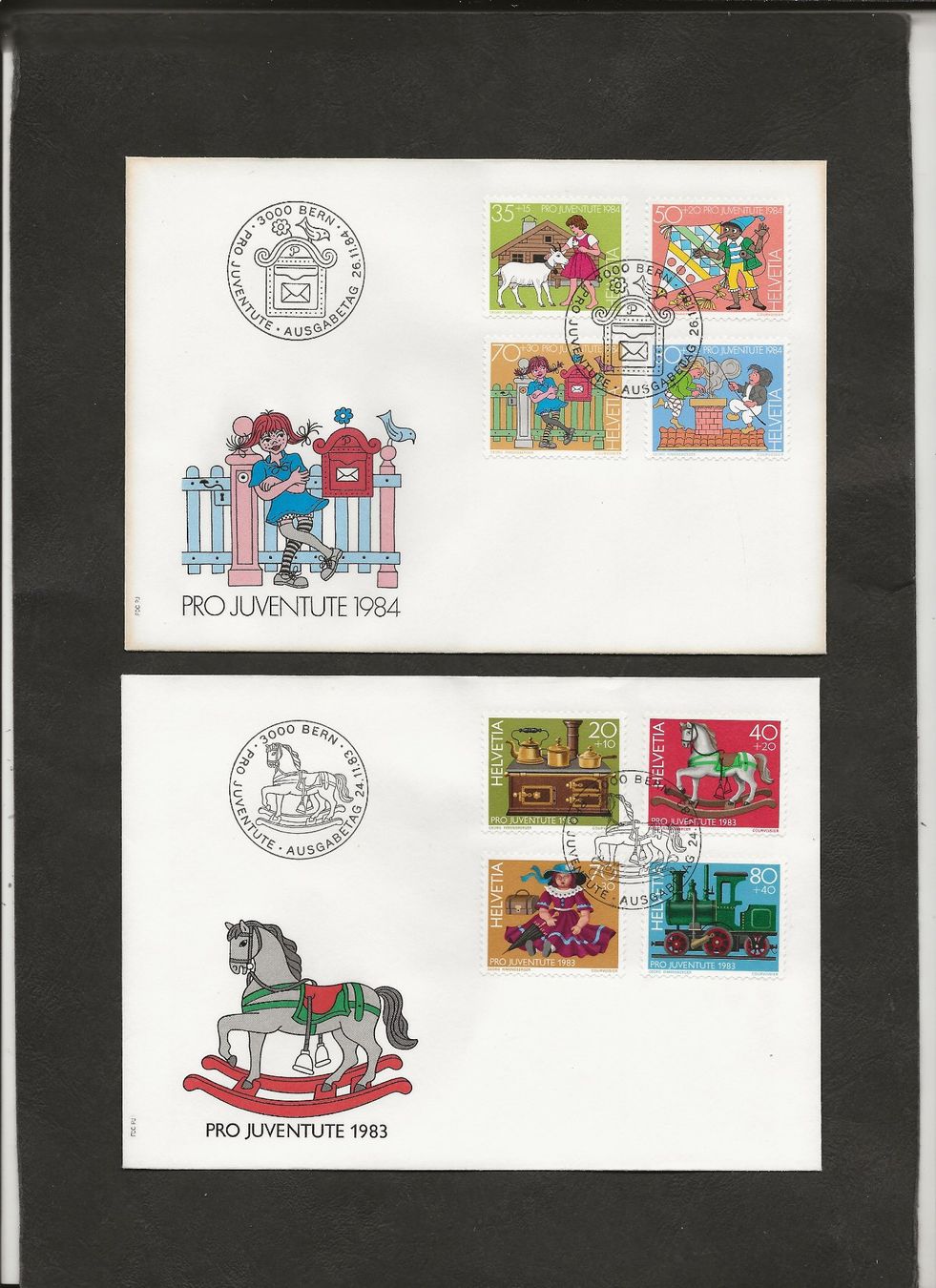Tutti i francobolli: Schweiz Pro Juventute FDC 1983 bis 1998 – Usato da Au ZH venduto da xelagreb01 8