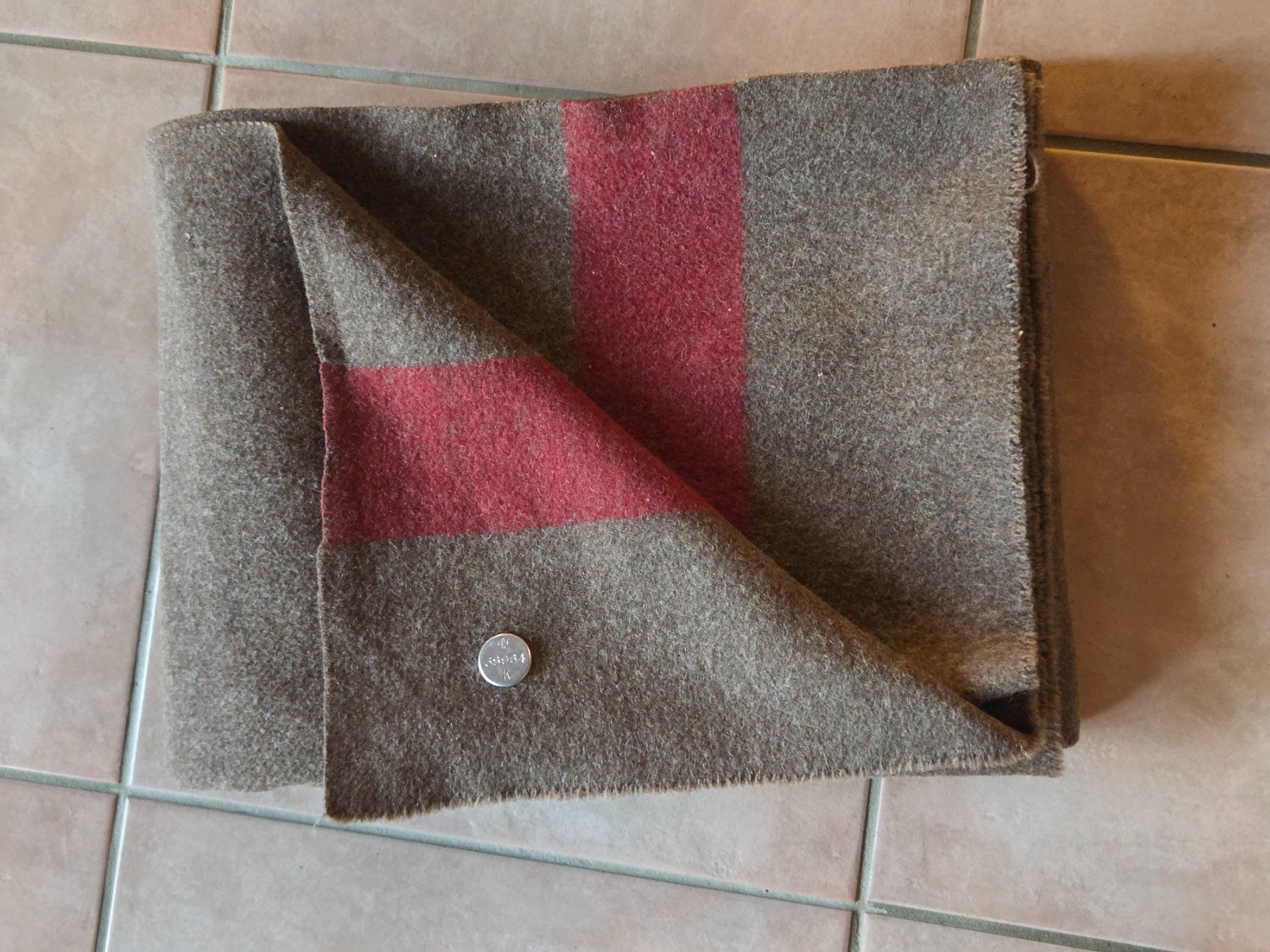 Schweizer Armee Coperte: Couverture 100 % originale armée suisse 1940 – Usato da Choëx venduto da Solmo51 3
