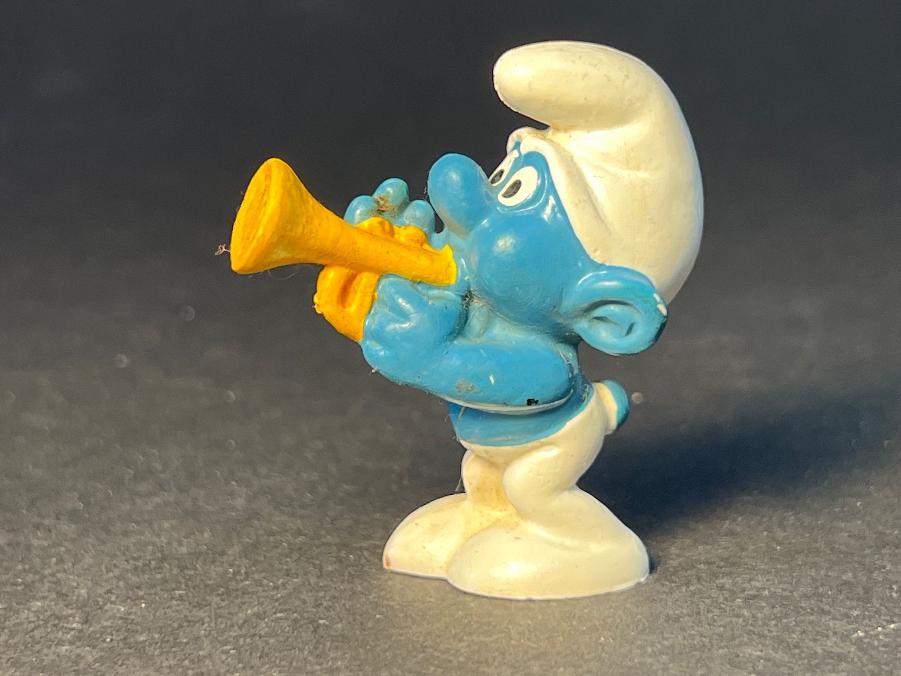 Bullyland Statuette: 20072 Schlumpf mit Horn – Usato da Ennetbaden venduto da mapa05 4