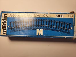 Märklin 5100 H0 M-Gleis 10 Kurven OVP AC #315