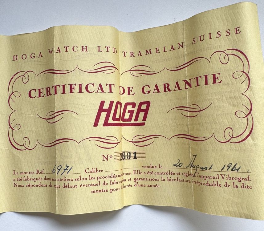Orologi: HOGA Damenuhr Vintage, Handaufzug, Sammlerstück, Top! – Usato da Hombrechtikon venduto da Oldclock 6