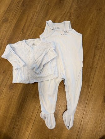  Petit Bateau Set Grösse 81/ 18 m hellblau