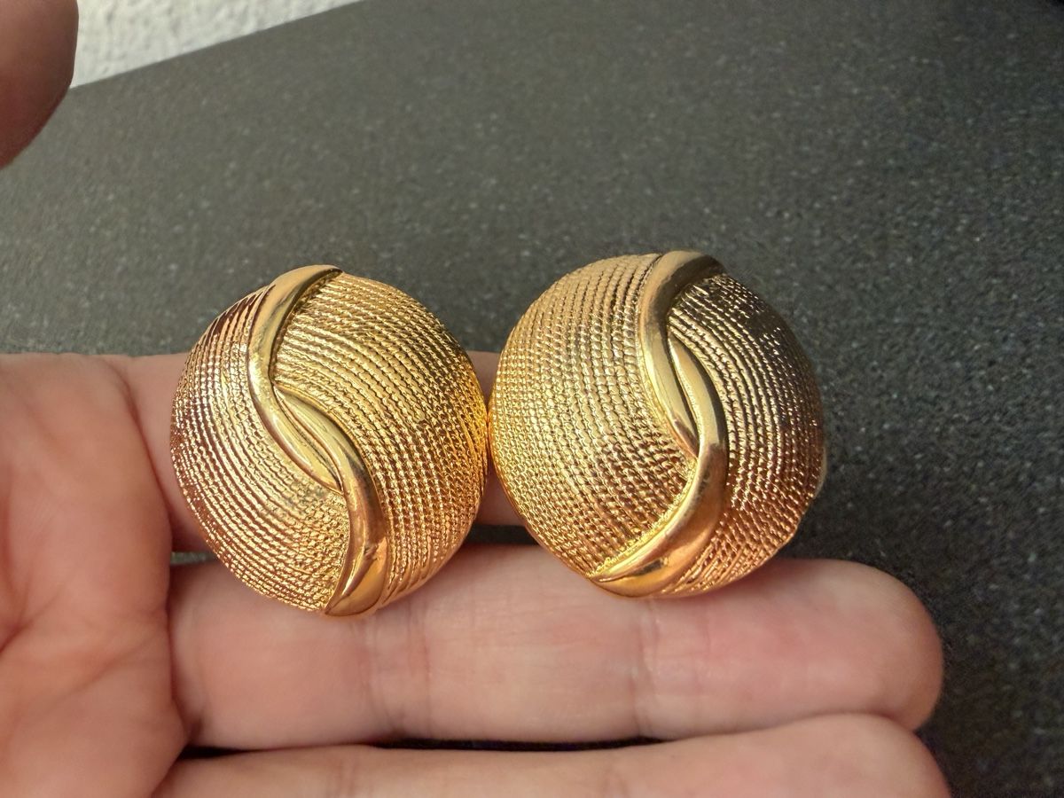 Orecchini pendenti & Orecchini a lobo: Vintage Ohrringe Clips Luxus Modeschmuck  – Usato da Lamone venduto da LaCantinaMagica 1