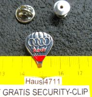 AUDI HEISSLUFT-BALLON AUTO PIN GEPRÄGT ORIG. MIT SECURITY-CL