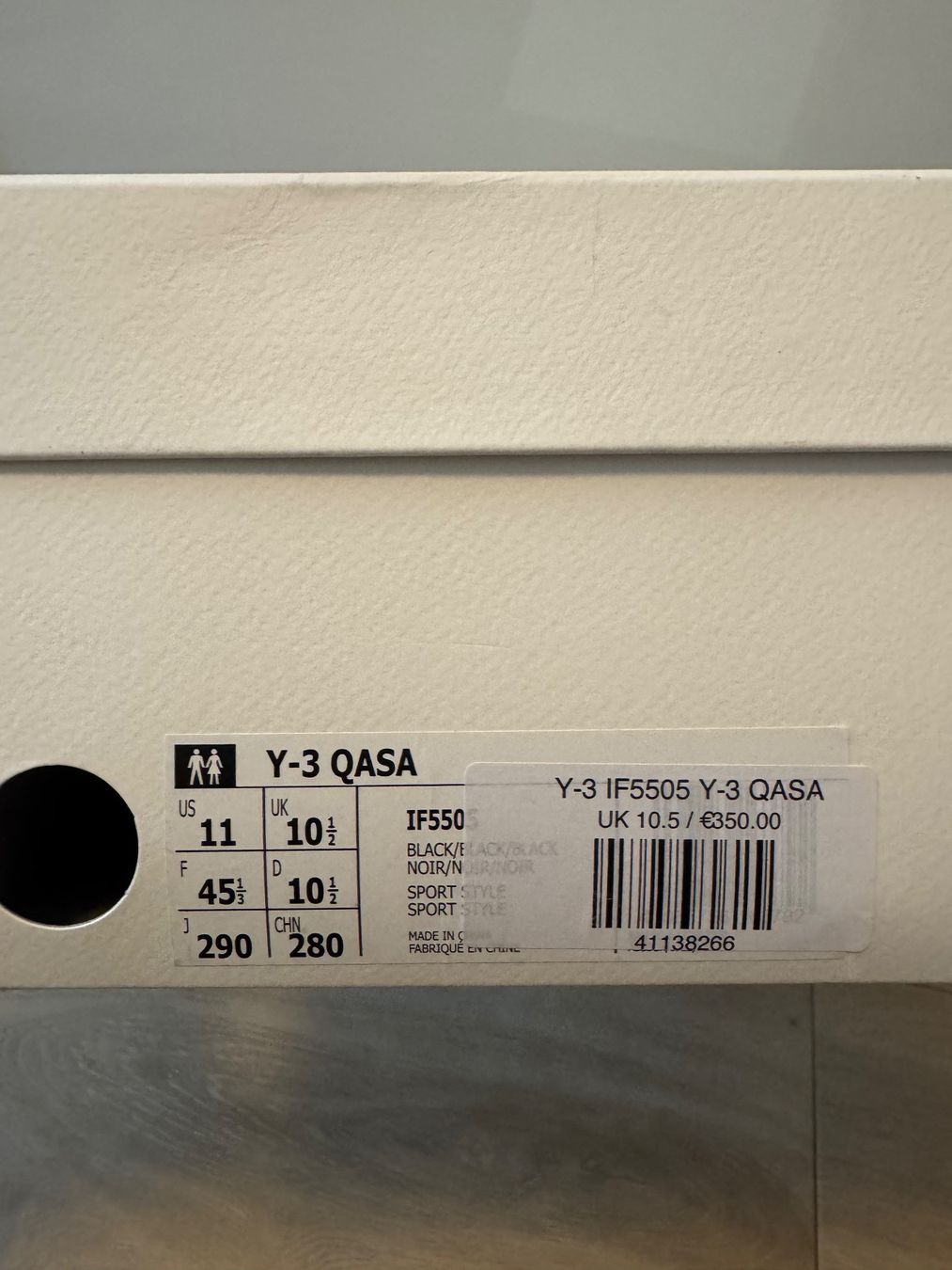 Y-3 Scarpe da uomo: Adidas Y-3 Qasa Gr. 45 1/3 – Usato da Wädenswil venduto da Sneakerio 3