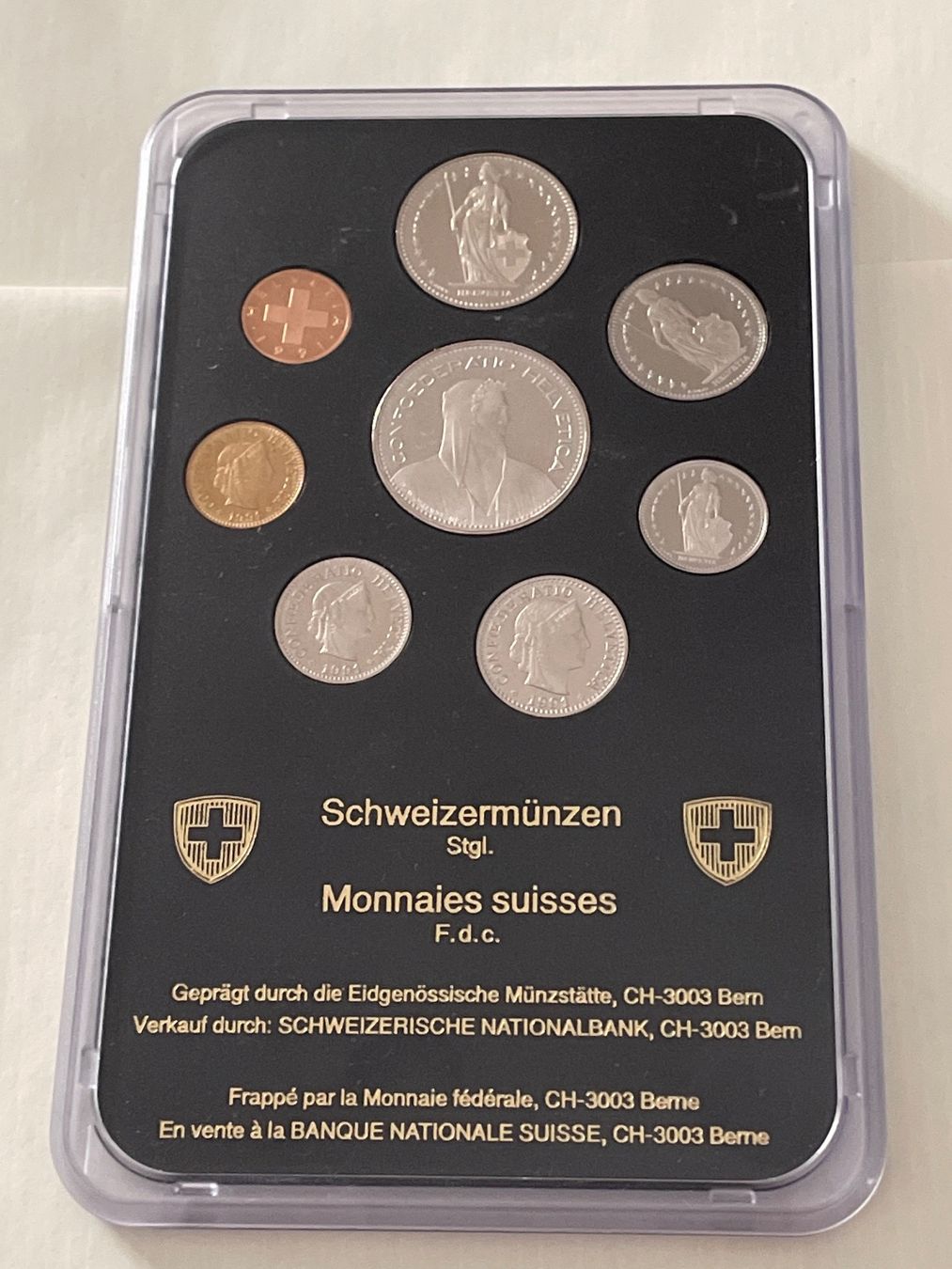 Alle Münzen: Münzsatz Schweiz 1991 Stgl – Neu und originalverpackt aus Schlossrued von Tkanada 1