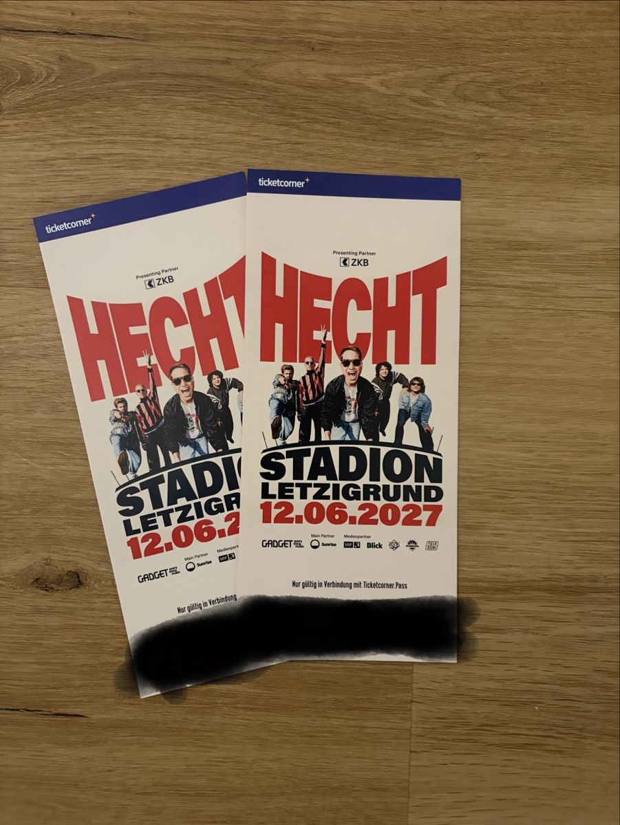 Tickets: 2x Hecht Tickets – Neu und originalverpackt aus Dagmersellen von v.w 1