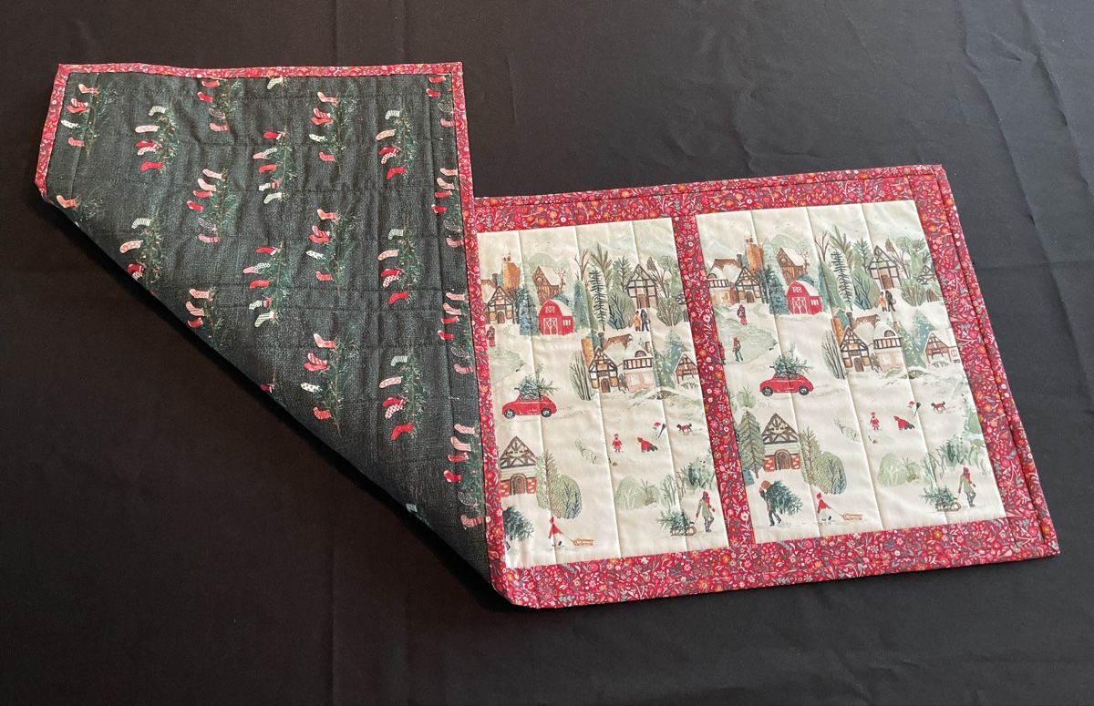 Alle Dekorationen: Chemin de table de Noël patchwork  – Neu und originalverpackt aus La Chaux-de-Fonds von NathalieM07 4